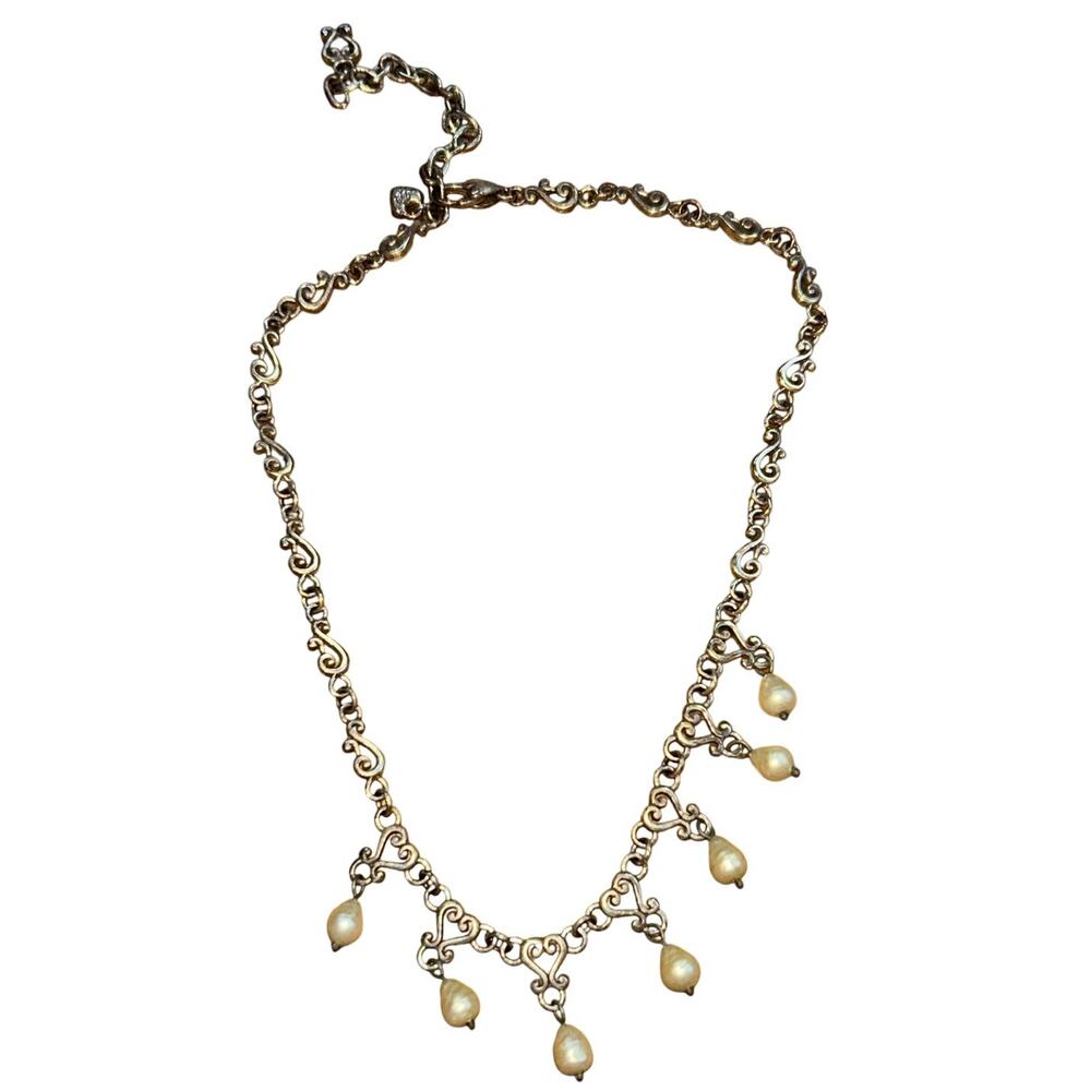 Brighton Vivaldi pearl drop necklace